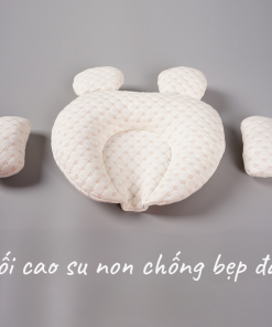 Gối cao su non chống bẹp đầu cho bé