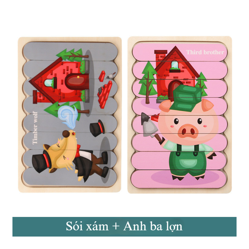 sói xám+ anh ba lợn